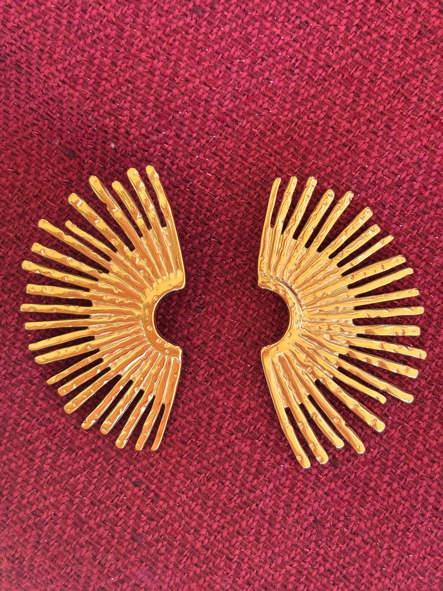 Boucles d'oreilles soleil