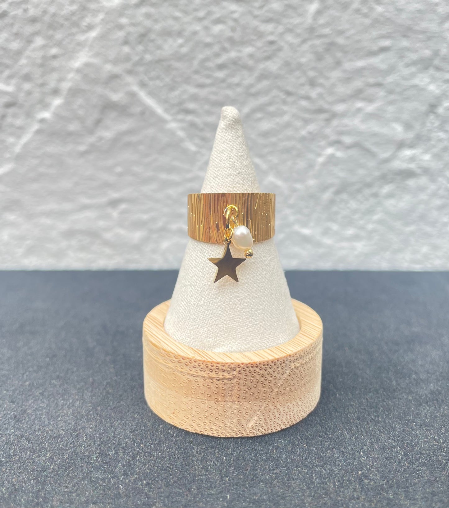 Bague pampille étoile