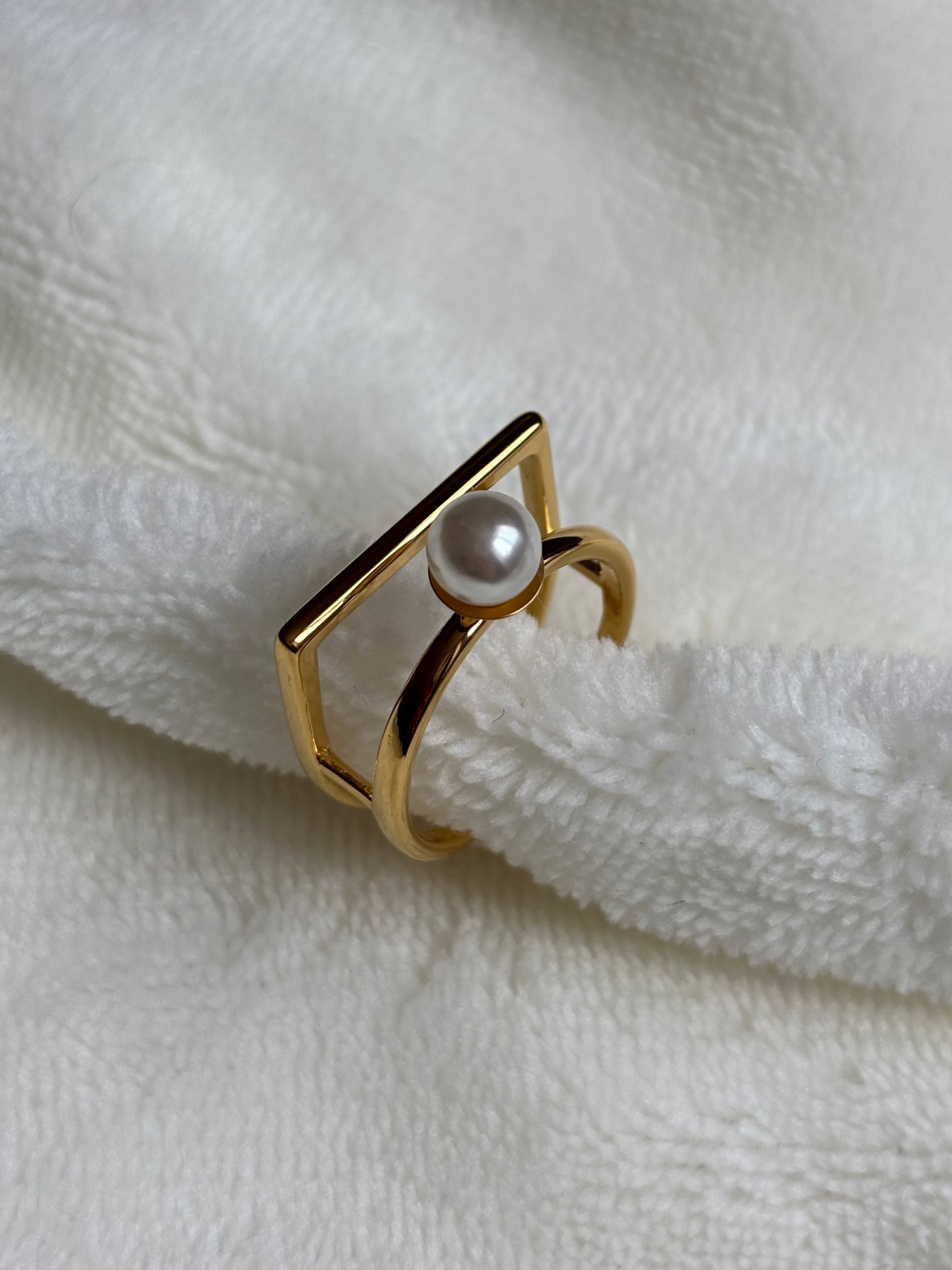 Bague perle